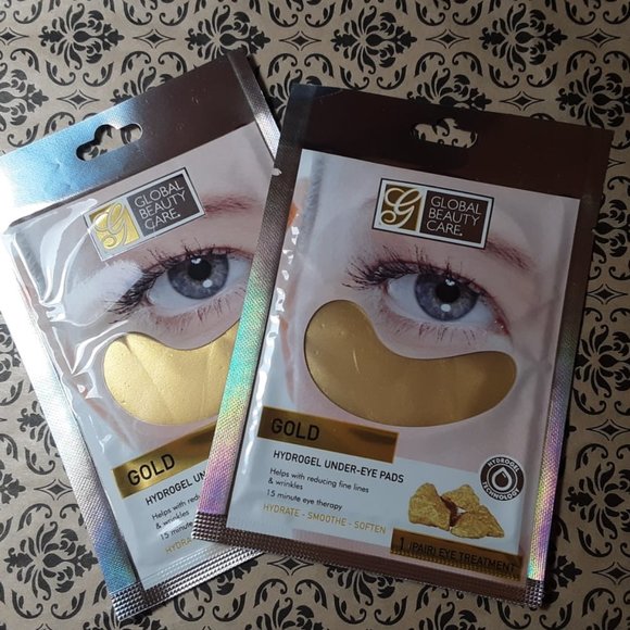 Global Beauty Care Other - *LAST 2 PAIR LEFT!* LOT of 2 Pairs of Gold Hydrogel Under-Eye Pads Mask (4 pads)
